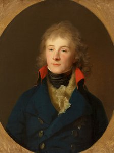 Retrato del príncipe Luis Fernando de Prusia de Johann Friedrich August Tischbein