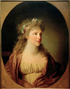 Christiane Amalie Princesa heredera de Anhalt-Dessau de Johann Friedrich August Tischbein