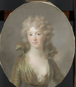 Federica Luisa Guillermina (1774-1837), princesa de Prusia. Desde 1791 esposa de Guillermo Federico, Príncipe de Orange-Nassau de Johann Friedrich August Tischbein