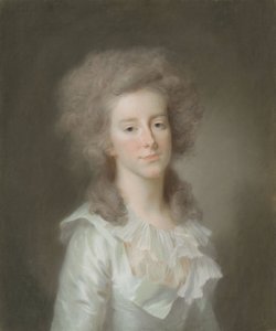 Frederica Louisa Wilhelmina (Luisa; 1770-1819), princesa de Orange-Nassau. Hija del príncipe Guillermo V, esposa de Carel George August, príncipe heredero de Brunswick-Wolfenbüttel de Johann Friedrich August Tischbein