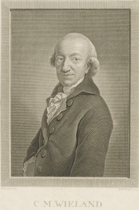 Retrato del poeta y escritor Christoph Martin Wieland 1733-1813, 1797 de Johann Friedrich Bause