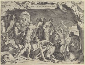 Forja de Vulcano de Johann Friedrich Greuter