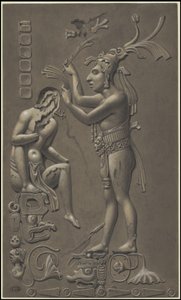Colección de obras de arte originales de Waldeck sobre Mesoamérica, Caja 4 de 22