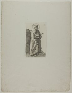 San Felipe Neri con cruz y libro de Johann Friedrich Overbeck