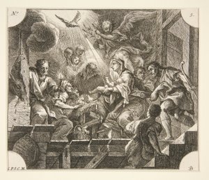 Natividad de Johann Georg Bergmuller