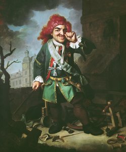 Retrato de Clemens Perkeo, Bufón en la Corte de Heidelberg