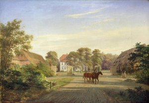 Gut Grabau, cerca de Oldesloe, 1841 de Johann Georg Haeselich