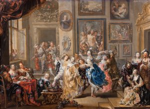 Escena de Baile en el Palacio, c.1730