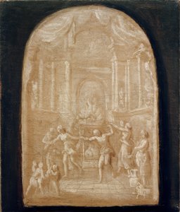 Danza alrededor del altar de sacrificios de Johann Georg Schütz