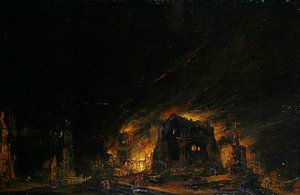 Fuego, c.1760 de Johann Georg Trautmann
