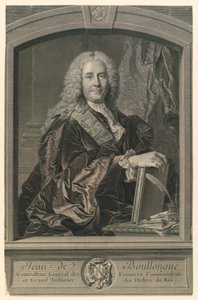 Retrato de Jean de Boullongne de Johann Georg Wille