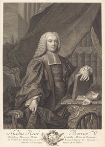 Nicolas René Berryer de Johann Georg Wille after Jean François Delyen