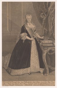 Retrato de Juana Carlota de Anhalt-Dessau de Johann Georg Wolffgang