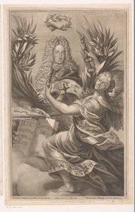 Retrato de un monarca, posiblemente Carlos VI, emperador del Sacro Imperio Romano Germánico de Johann Georg Wolffgang