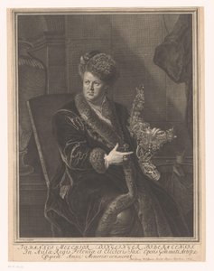 Retrato del orfebre Johann Melchior Dinglinger de Johann Georg Wolffgang