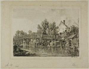 El pequeño puente sobre el Isar, París de Johann Georg von Dillis