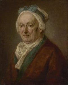 Retrato de un hombre con un dormilón de Johann Georg von Edlinger