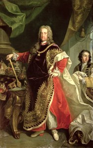Carlos VI (1685-1740), Emperador del Sacro Imperio Romano Germánico con las vestiduras de la Orden del Toisón de Oro