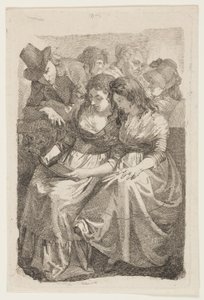 El Artista y Su Familia de Johann Gottfried Schadow