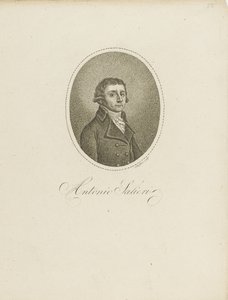 Antonio Salieri 1750-1825, c. 1800 de Johann Gottfried Scheffner