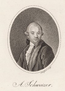 Retrato del compositor Anton Schweitzer 1735-1787, 1785 de Johann Gottfried Scheffner
