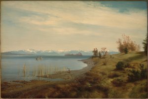 Preprimavera en el lago Starnberg de Johann Gottfried Steffan
