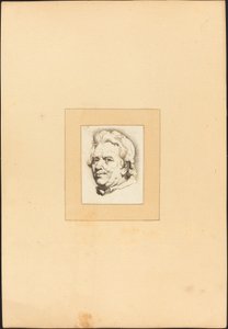 Cabeza de un hombre de Johann Gottlieb Prestel after Anton Joseph Prenner