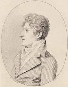 Retrato del compositor Francesco Morlacchi 1784-1841, ca 1820 de Johann Gottlob Seyffert