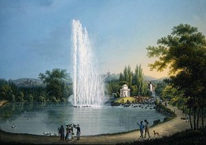 La Gran Fuente, c.1820 de Johann Heinrich Bleuler