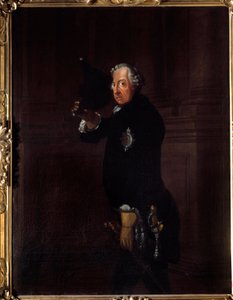 Retrato de Federico II llamado Federico el Grande, rey de Prusia (1712-1786) Pintura de Johann Heinrich Franke (1738-1792) 1764 Berlín, Galería Nacional
