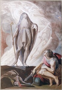 Tiresias predice el futuro a Odiseo