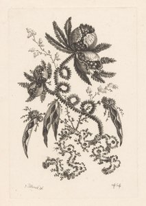 Flores con bayas Fleures Baroque (título de la serie) de Johann Heinrich  Hess