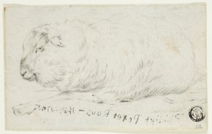 Ovejas tumbadas de Johann Heinrich Roos