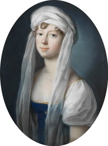 Johann Heinrich Schröder - Gran Duquesa Maria Pavlovna Romanova de Rusia como Princesa Heredera de Sajonia-Weimar-Eisenach en 1806 de Johann Heinrich Schroder