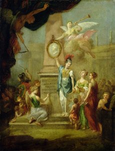 Alegoría que representa la fundación de la Academia de Arte de Kassel, c.1778