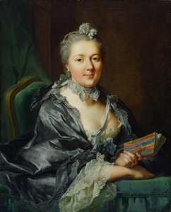 La segunda esposa del artista, Julie Marianne Pernette, de soltera Robert, 1762 de Johann Heinrich Tischbein
