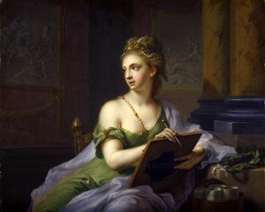 Las Nueve Musas - Calíope (Poesía épica) de Johann Heinrich Tischbein