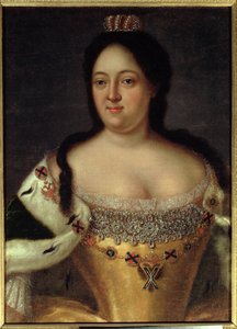 Retrato de la emperatriz Ana Ioánnovna (1693-1740)