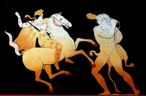 Noveno trabajo de Hércules c.1796 (Grabado en placa de cobre) de Johann Heinrich Wilhelm Tischbein