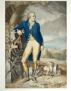 Retrato de Johann Wolfgang von Goethe en el campo de Johann Heinrich Wilhelm Tischbein