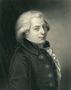 Retrato de Wolfgang Amadeus Mozart (1756-91) compositor austriaco, grabado por Lazarus Gottlieb Sichling (1812-63)