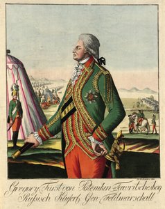 Príncipe Grigory Alexandrovich Potyomkin de Johann Hieronymus Loeschenkohl