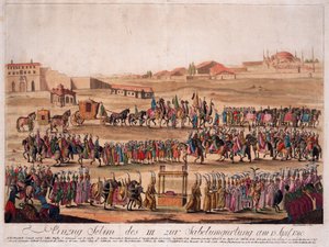 La Entrada del Sultán Selim III (1761-1808) a la Cintura del Sable el 13 de abril de 1789