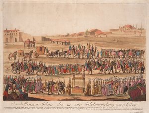 La Entrada del Sultán Selim III para Ceñir el Sable el 13 de abril de 1789, 1789