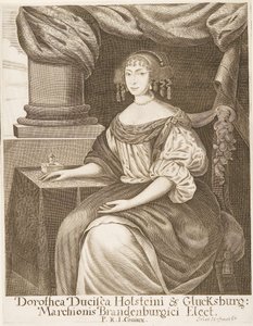 Johann Hoffmann - Dorotea de Holstein-Glücksburg, margravina de Brandeburgo de Johann Hoffmann
