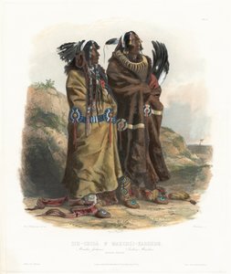 Sih-Chidä y Mahchsi-Karehde de Johann Hürlimann, after Karl Bodmer
