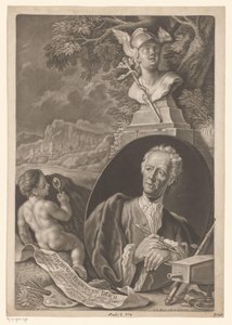 Retrato de Joachim Franz Beich a los 80 años