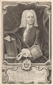 Retrato de Michael Alberti de Johann Jacob Haid