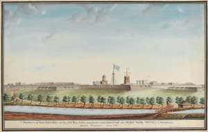 Prospect vom Fort St George de Johann Jacob Ludewig Rothmeyer
