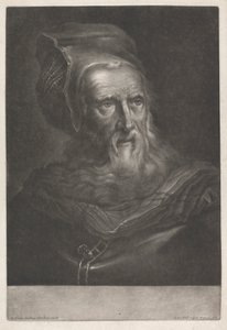 Hombre con sombrero de Johann Jacobus Haid